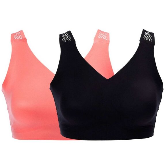 Rhonda Shear Brushed Lace Back Bra with Removable Pads 2 Pads 1X - Picture 1 of 8